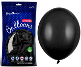 Balony St. 12cm (5") Pastel Czarne, 100szt.