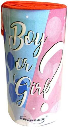 Świeca dymna Baby Shower J. Róż Dziewczynka 1szt.