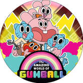 Opłatek tortowy 14 cm Niesamowity Świat Gumballa