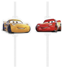 Słomki do napojów Cars 3, 4szt.