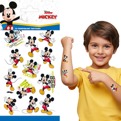 Tatuaże Zmywalne MYSZKA MICKEY Miki Disney 12szt.