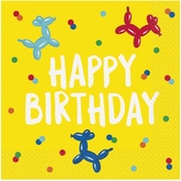 Serwetki Happy Birthday BALONOWE PIESKI 33x33cm 16