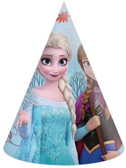 Czapeczki Papierowe Frozen KRAINA LODU 6szt.