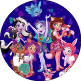 Opłatek tortowy 29 cm, Enchantimals 1 szt.