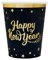Kubeczki Happy New Year Sylwester Nowy Rok 6szt.