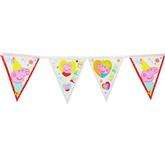 Baner - flagi "Świnka Peppa", 12 flag