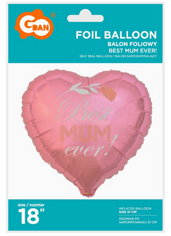 Balon foliowy 18" Best Mum Ever