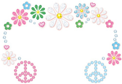 Naklejki Biżuteria Ozdoba na Twarz HIPPIS