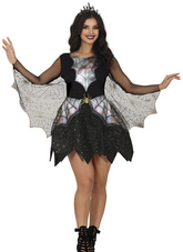 Kostium Strój Błyszczący Holo PAJĄK KSIĘŻNICZKA, L