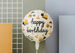 Balon Foliowy Happy Birthday BUDOWA Pojazdy 45cm