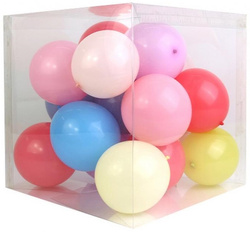 Pudełko na Balony Przezroczyste 30x30x30cm