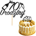 Topper na Tort 70 URODZINY Party CZARNY