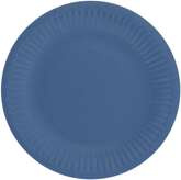 Talerzyki Papierowe Granatowe 18cm 6szt.