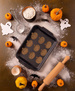Forma Silikonowa Ciasteczek DYNIE Halloween 24x25c