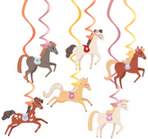 Świderki Dekoracyjne Kolorowe KONIK Konie 6szt