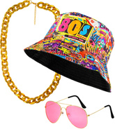 Zestaw DISCO HipHop Raper GRAFFITI Lata 80