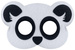 Maska Filcowa Miś PANDA, 19x12 cm