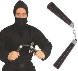 Broń Samuraja NUNCHAKU Nunczako Ninja Gadżet 18cm
