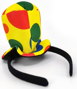 Opaska Kapelusik Kapelusz Klaun Clown Fotobudka