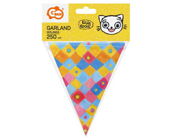 Girlanda Baner Flagi KICIA KOCIA Urodziny 250cm