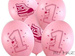 Balony "Trampek - Numer 1" różowy, 1 szt.