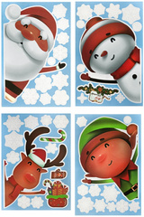 Elektrostatyczne Naklejki na Szybę Święta 46 szt.