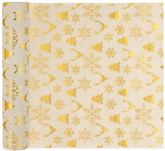 Bieżnik na Stół Lniany Świąteczny 28x275cm