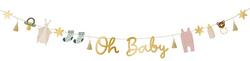 Baner Girlanda OH BABY Narodziny Baby Showe 250cm
