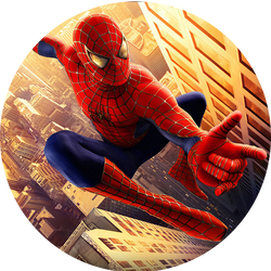 Opłatek tortowy 14 cm, Spiderman 1 szt.