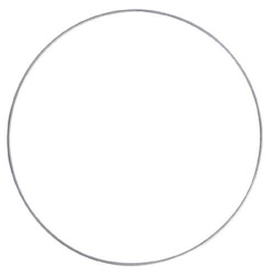 Koło metalowe 30 cm , srebrne, 1 szt.