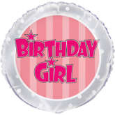 Foliowy balon Baby Shower Różowy 18", 1 szt.