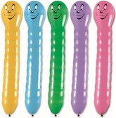 Balon kształtny DŻDŻOWNICA, kolorowe, 1 szt.