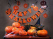 Baner napis HAPPY HALLOWEEN, 210cm, 1 szt. 