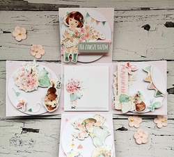 Naklejki Dekoracyjne z Brokatem Pastelowe 28szt.