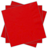 Serwetki 3-warstwowe 20 szt, czerwone (Red)
