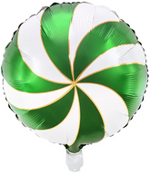 Balon foliowy Cukierek Zielony, 35cm