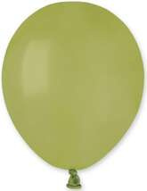 Balony A50 pastel 5" - zielone oliwkowe 98/ 100 sz