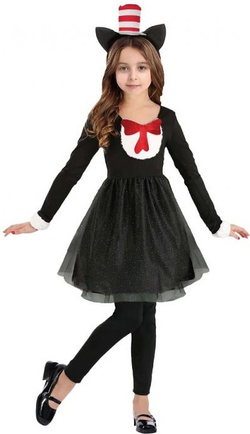 Kostium Strój Kot Kotek Artysta 110/120 cm