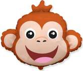 Balon foliowy 24" FX - Małpka (głowa)