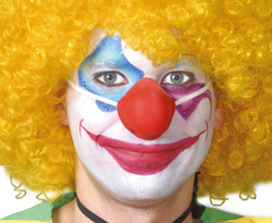 Lateksowy Sztuczny Czerwony Nos KLAUNA Clown Cyrk