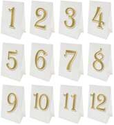 Numery Numerki na Stół Weselny Ślub 10x15cm 12szt.