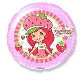Balon foliowy 18" "Truskawkowa panienka" 1 szt.
