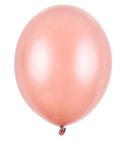 Balony St. 12cm (5") Metallic Rose Gold, 100szt.