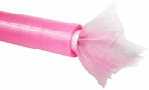 Organza dekoracyjna 36cm*10y, j.róż, 1 szt.