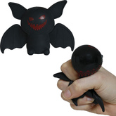 Antystresowy Gumowy NIETOPERZ Czarny Halloween 9cm