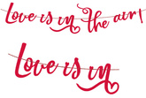 Girlanda papierowa Love is in the air, 200 cm