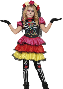 Kostium Strój CATRINA Meksyk Halloween 5-6 lat