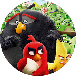 Opłatek tortowy 29 cm, Angry Birds Movie 1 szt.