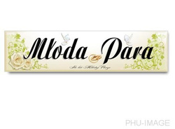 Tablice rejestr. weselne 50x11,5 cm, 1 szt