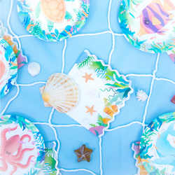 Serwetki OCEAN Morski Podwodny Świat 33x33cm 10szt